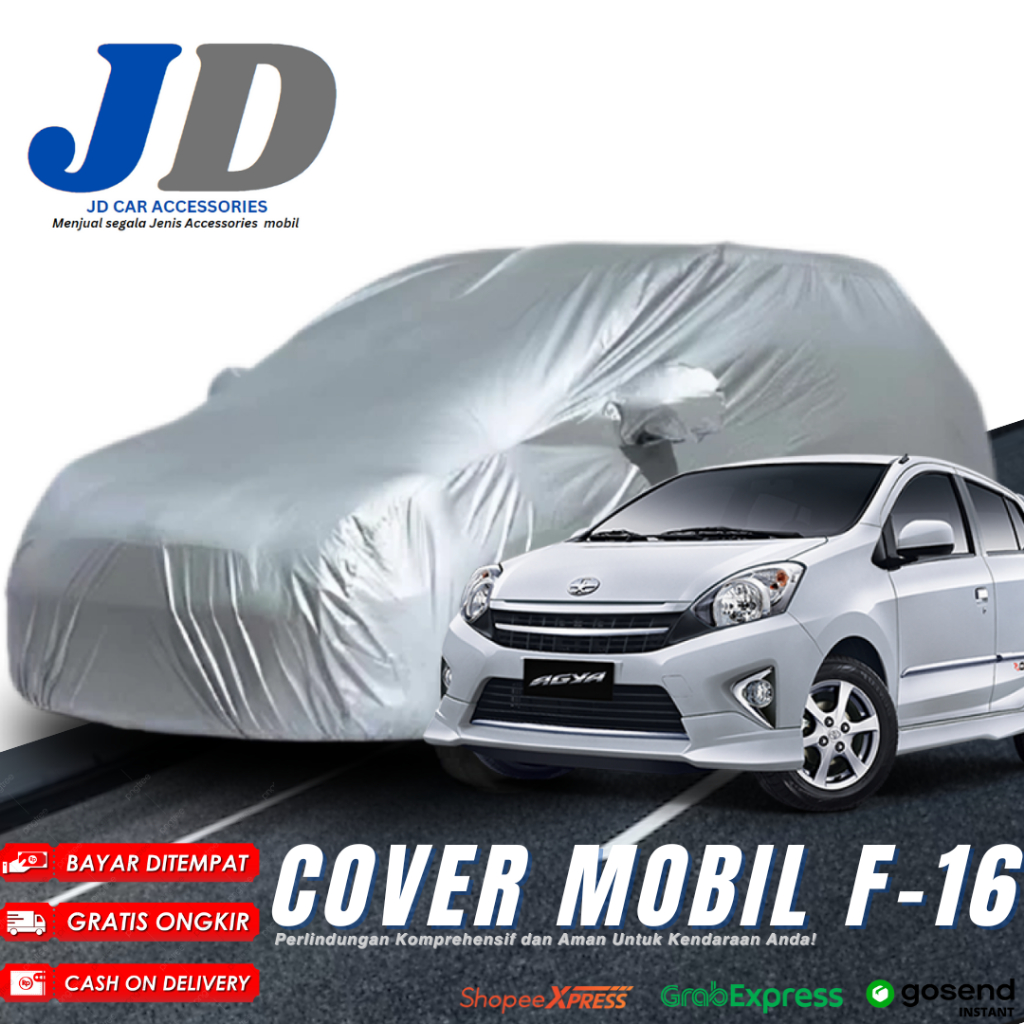 Body Cover  Agya F-16/Sarung Mobil Agya /Agya 2023 / Selimut mobil Agya F-16