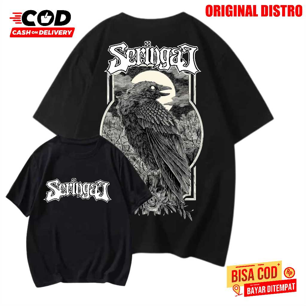 KAOS BAND LOKAL MUSIC METAL SERINGAI DISTRO BANDUNG DISTRO SYNDICATE MUSIC MERCH