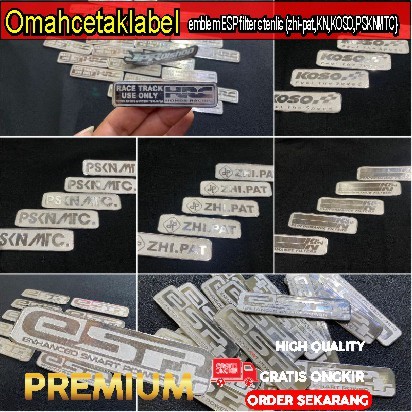 EMBLEM STENLIS FILTER HRC ,,KOSO DLL