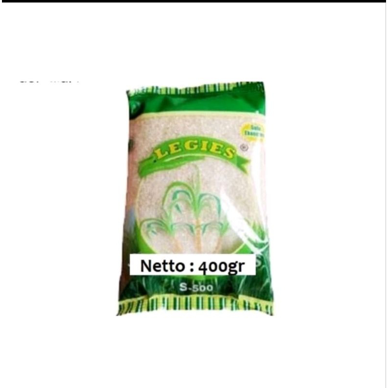 Legies Gula Pasir Kemasan - 500 Gram