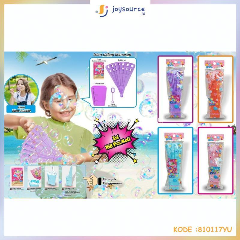 MAINAN ANAK GELEMBUNG SABUN KIPAS BABEL - HAPPY BUBBLE FUN YU-17