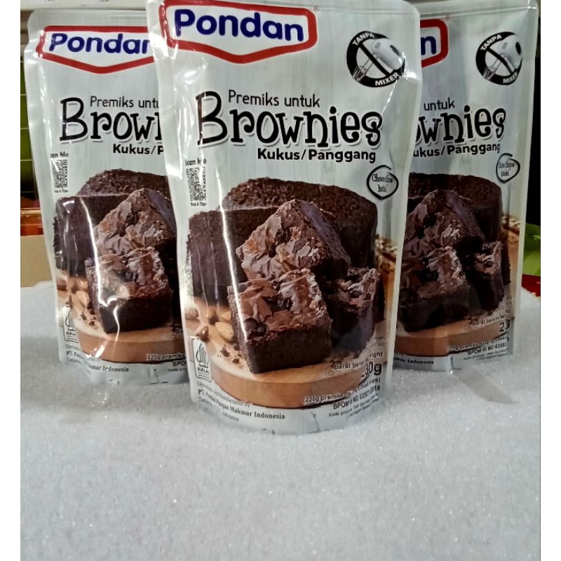 

TEPUNG INSTAN ADONAN BROWNIES 230 GRAM PONDAN