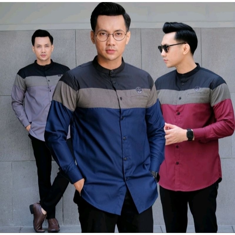 KOKO ILNAAF KOKO LENGAN PANJANG KOTAK SLIMFIT BY ILNAAF  AL KAUTSAR
