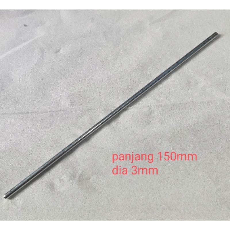 besi bahan as 3mm gardan DIY mainan mobil RC MN WPL dll