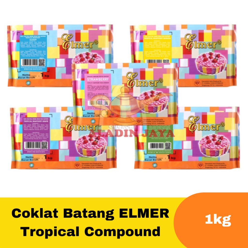 

Coklat Batang ELMER Tropical Compound Aneka Rasa 1KG