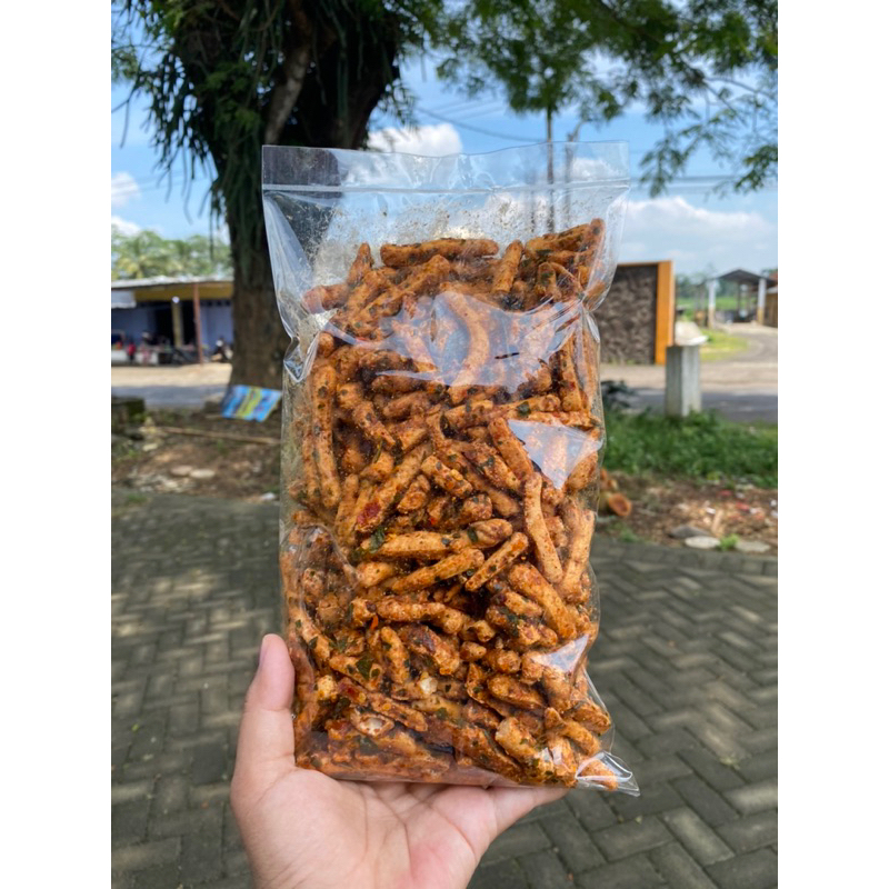 

[PROMO] Basreng Pedas Daun Jeruk Sakijoyo Snack - 500gr