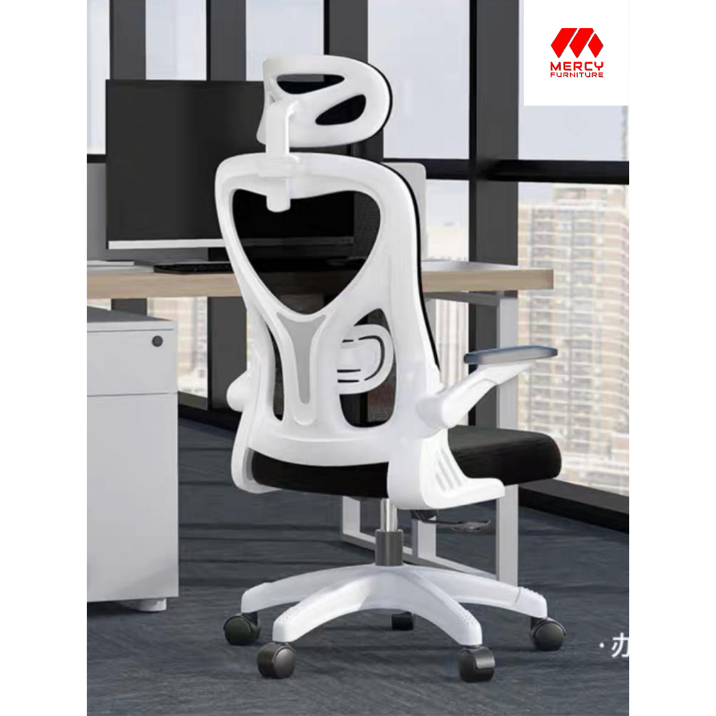 Mercy Kursi Headrest Kursi Roda Kursi Kantor Kursi Belajar Kursi Hidrolik Roda Multifungsi