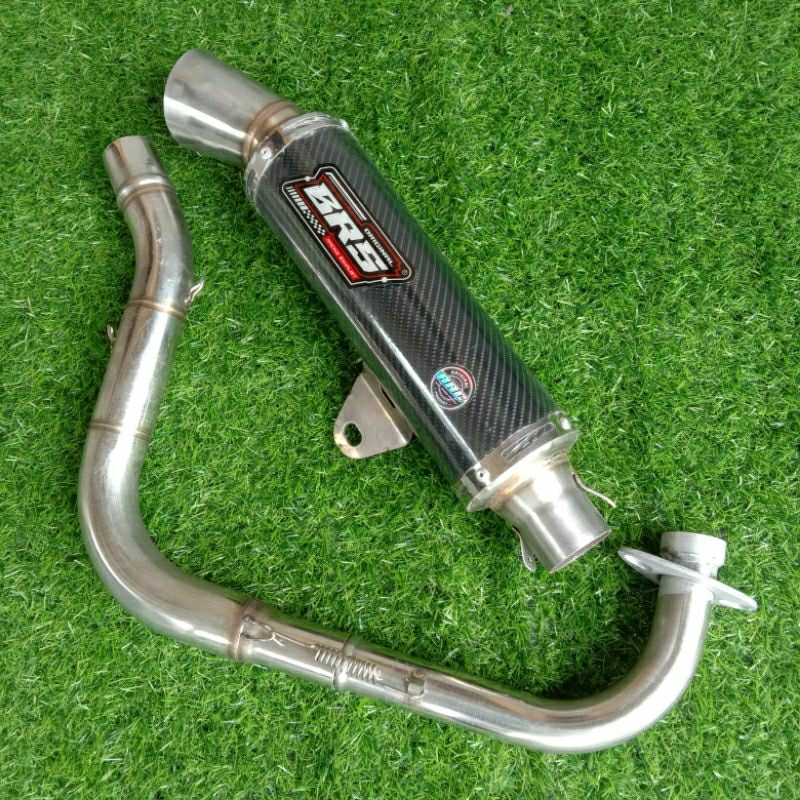 KNALPOT BRS KARBON SAMLONG BENDING PNP MIO VARIO BEAT