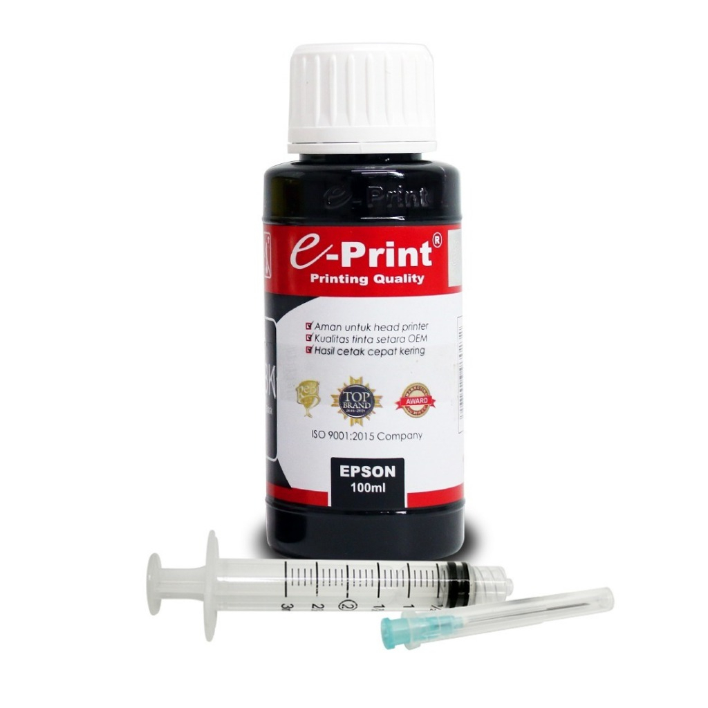 INK PRINTER EPSON / REFILL PRINTER EPSON / TINTA PRINT EPSON / INK E-PRINT 100 ML EPSON BLACK