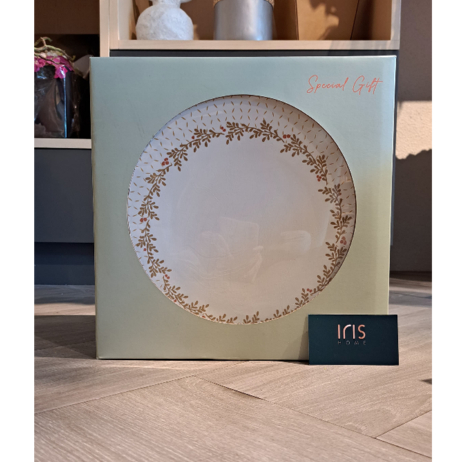 Set Piring dan Mangkok Classic Gold/Set Piring Makan Mangkok/Set Piring Keramik/Set Piring untuk Had