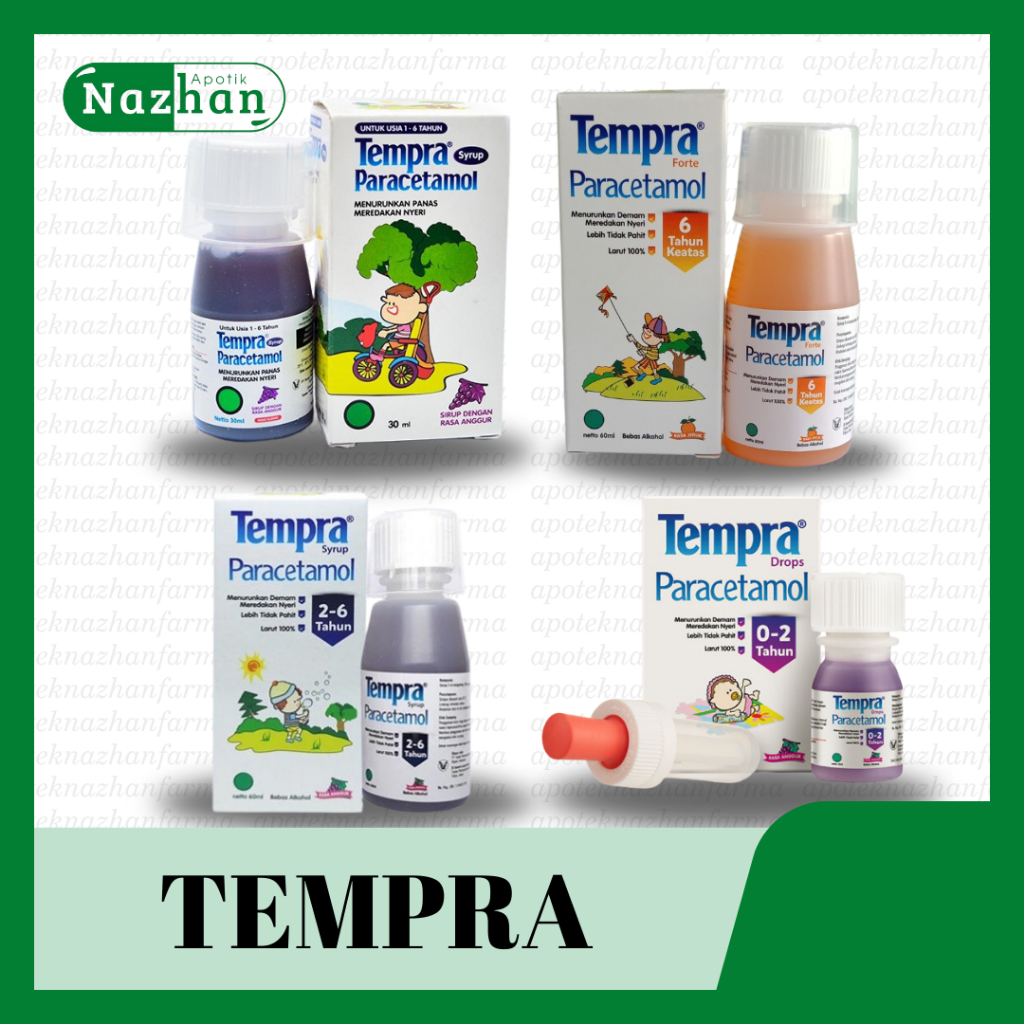 Obat TEMPRA Drop / TEMPRA Forte / TEMPRA Syrup | Obat Penurun Panas | Obat Nyeri