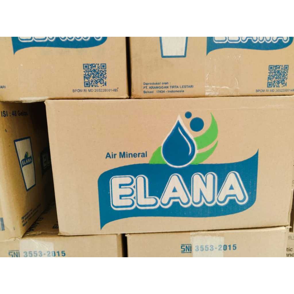 Elana Air Mineral Gelas 200ml  - DUS