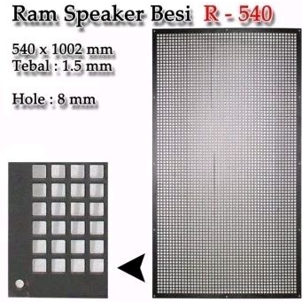 grill speaker G54100 2x18 inchi axiss ram speaker gril speaker box speaker per Grille / Ram Speaker 2x18" / Type G5410