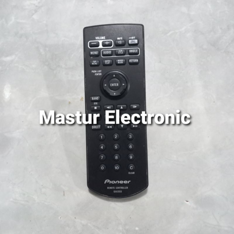 REMOTE REMOT DVD TAPE MOBIL PIONEER DVH 3490 QXA3553 ORIGINAL