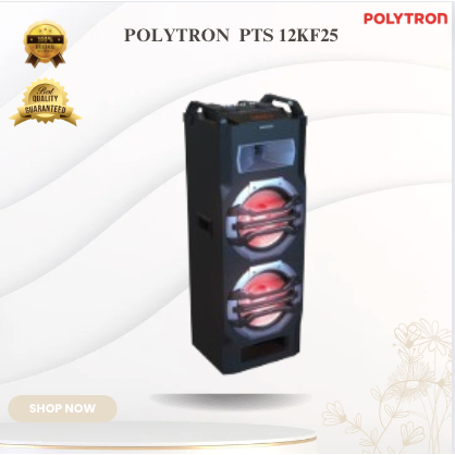 POLYTRON SPEAKER PORTABLE PTS 12KF25 SPEAKER KARAOKE 12" TERMURAH/PTS-12KF25/PTS12KF25/PTS 12KF25