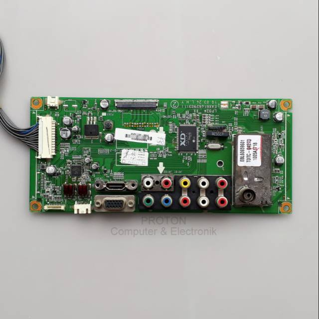 modul mainboard LCD TV LG 26LD310 TA . EAX61462903 LP92A . Mesin Matherboard 32LD310 MB 22LD310