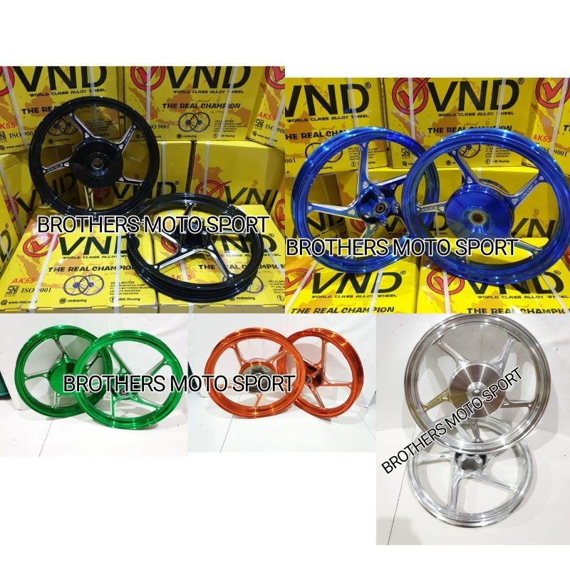 velg vnd ak55 ring14 vario160 cbs velg bintang vnd enkei vario160 cbs