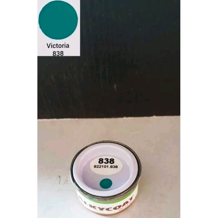 ✨Cat kayu dan besi Alkycoat 25 gram warna victoria/hijau tosca