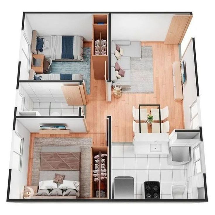 inspirasi desain rumah 1 lantai dengan konsep modern masakini