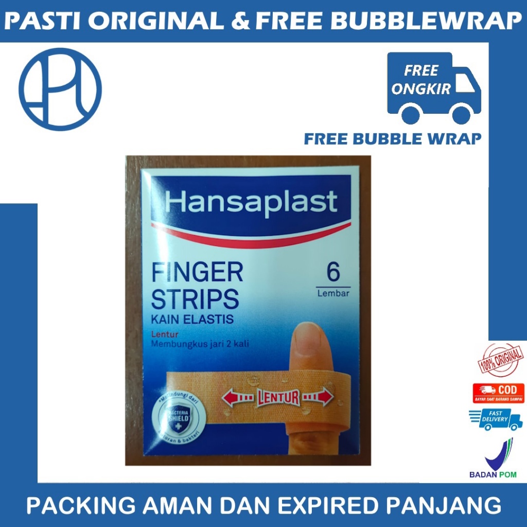 HANSAPLAST FINGERSTRIP ISI 6 plester jari luka