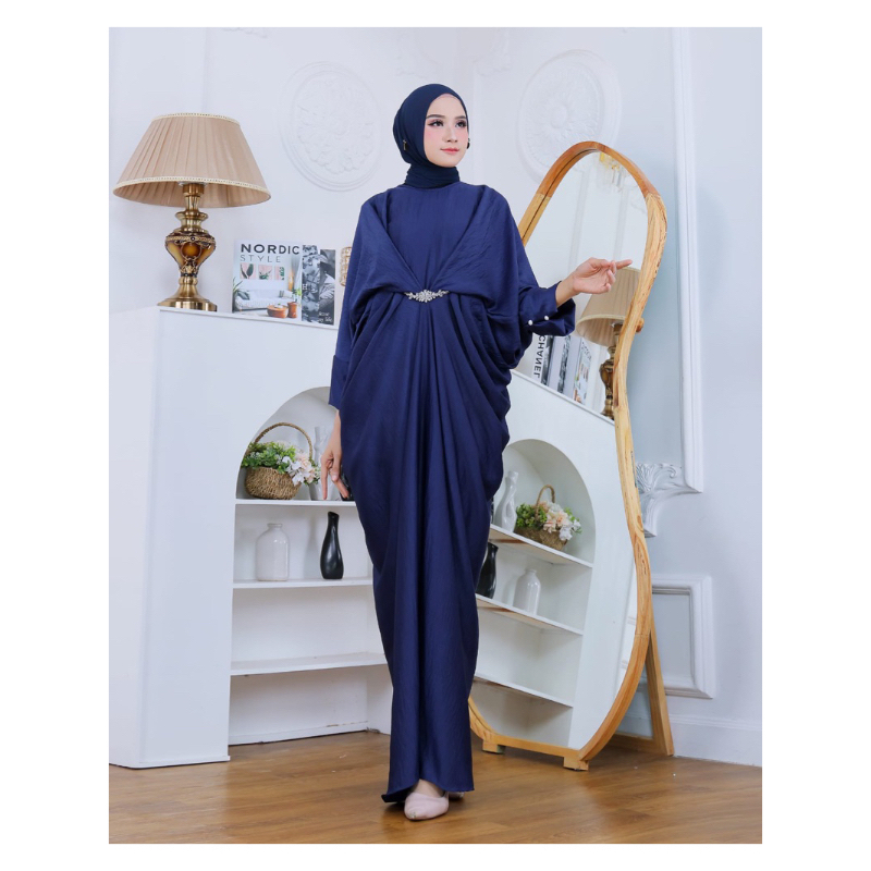 Salwa Kaftan | Kaftan Polos Terbaru Kaftan Mewah Elegan Silk Kaftan Lebaran 2024 Kaftan Turkey Kafta