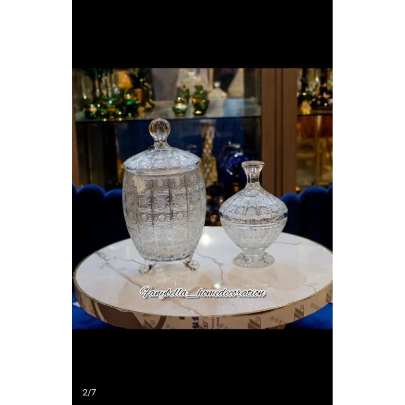 PAJANGAN KRISTAL ASLI SOGA MEWAH IMPORT DEKORASI HIASAN RUMAH