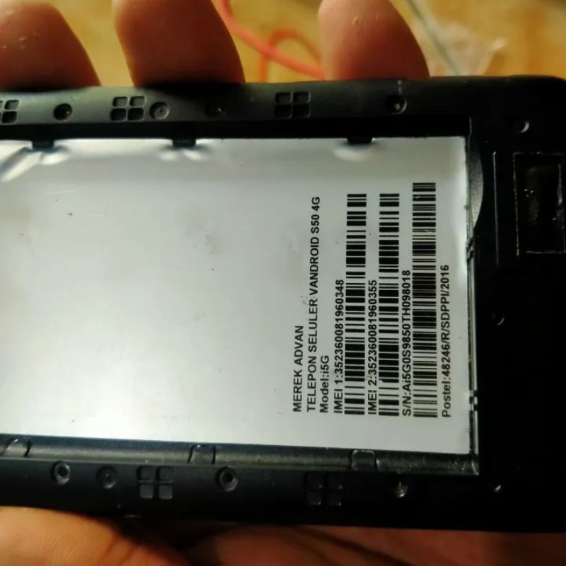 lcd Tc Hp Advan S50 4G i5G lcd cabutan normal udah tested