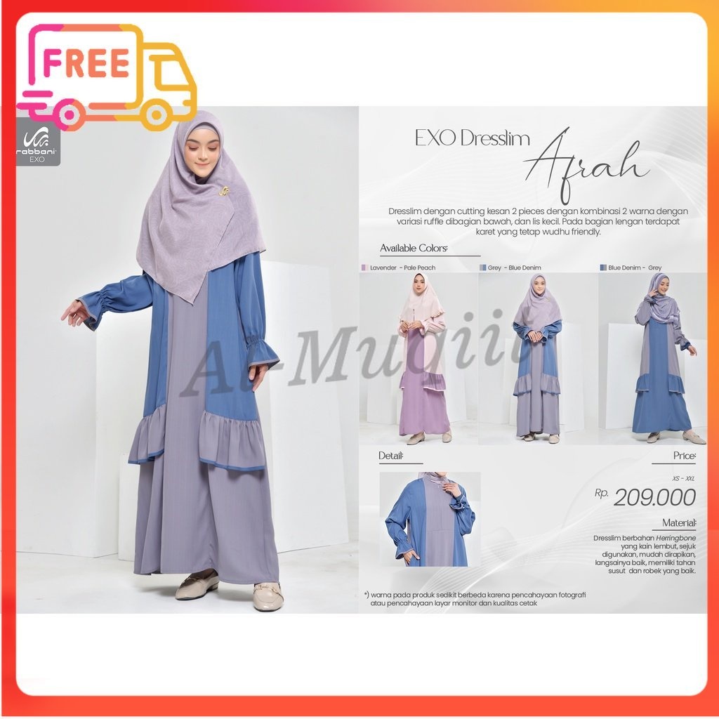 Rabbani Exo Dresslim Afrah