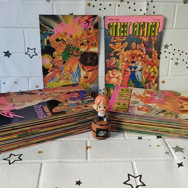 Komik Street Fighter 1-18 & Komik Street Fighter II 1-24 set ke-2