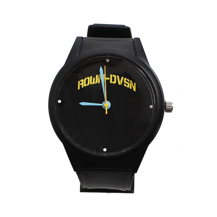 Rown Division Jam Tangan || Marvic Black Analog Watches