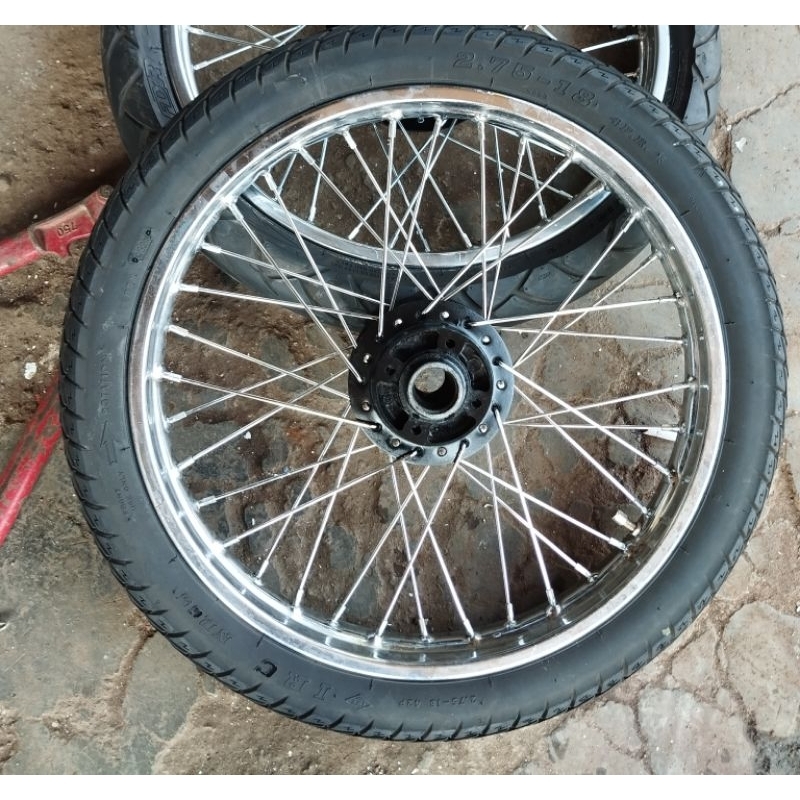 Velg set depan rx king ring 18 ukuran 160