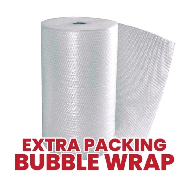 

Extra bubble wrap packing