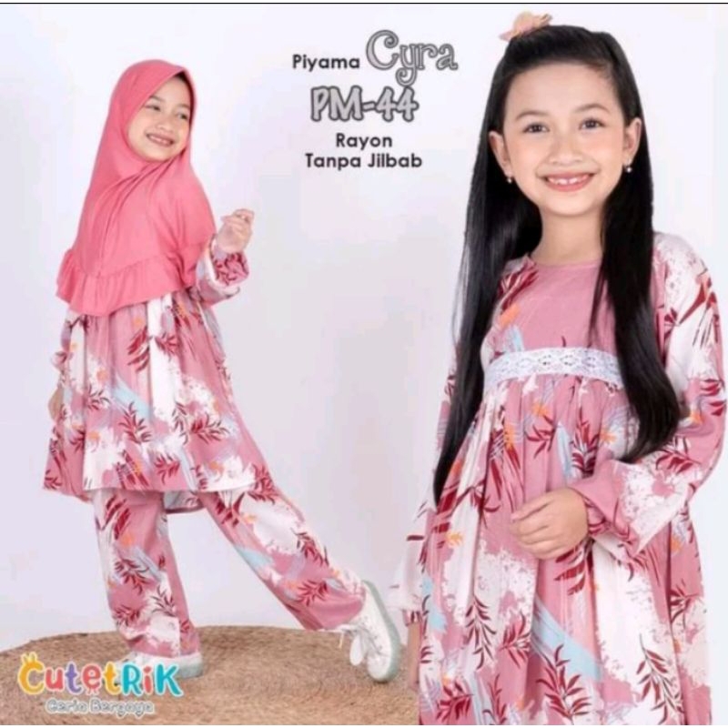 TERMURAH CUTETRIK PIYAMA katun PEREMPUAN & REMAJA  by CUTETRIK