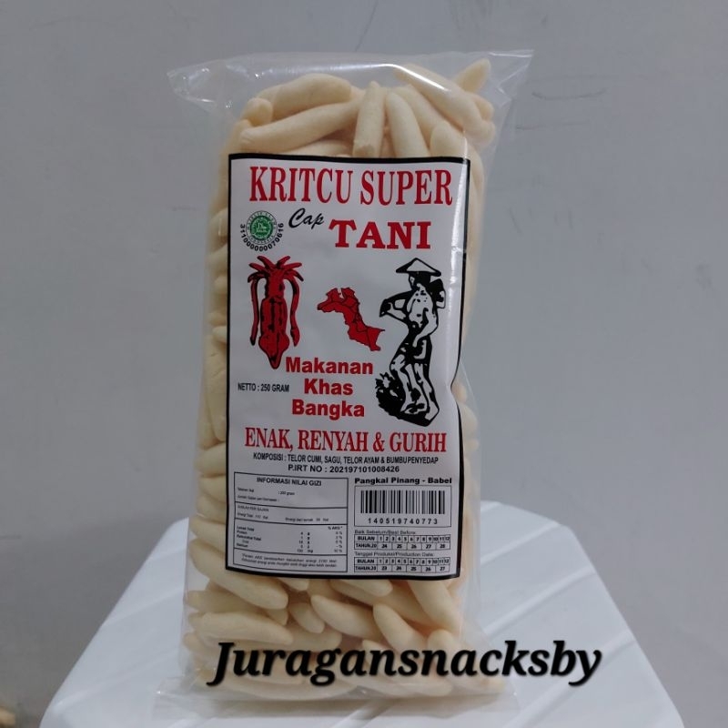 

Kricu / Kritcu khas Bangka cap Tani (250 gram)