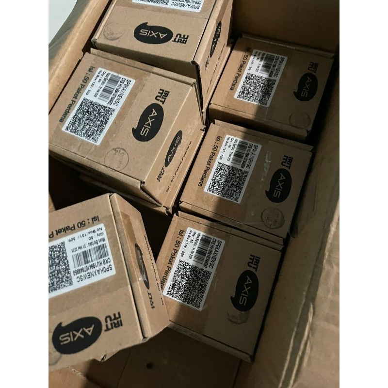 Perdana axis aktif siap pakai 1 box isi 50 fresh (Acax Random)