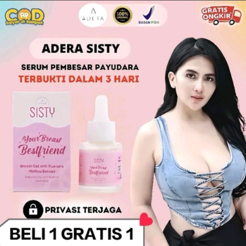 ADERA SISTY SERUM BREAST GEL Serum Pembesar Dan Pengencang Payudara Original BPOM | SISTY SERUM