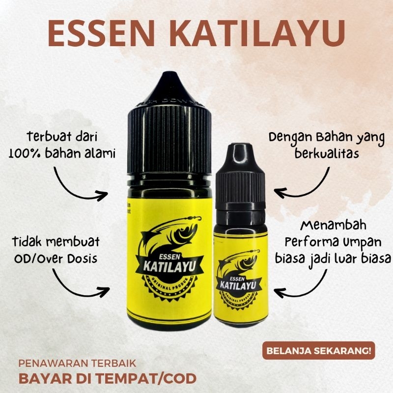 Essen Super Premium Aroma Katilayu, Esseen Murni Katilayu Dengan Bahan Berkualitas, Essen Getah Kati