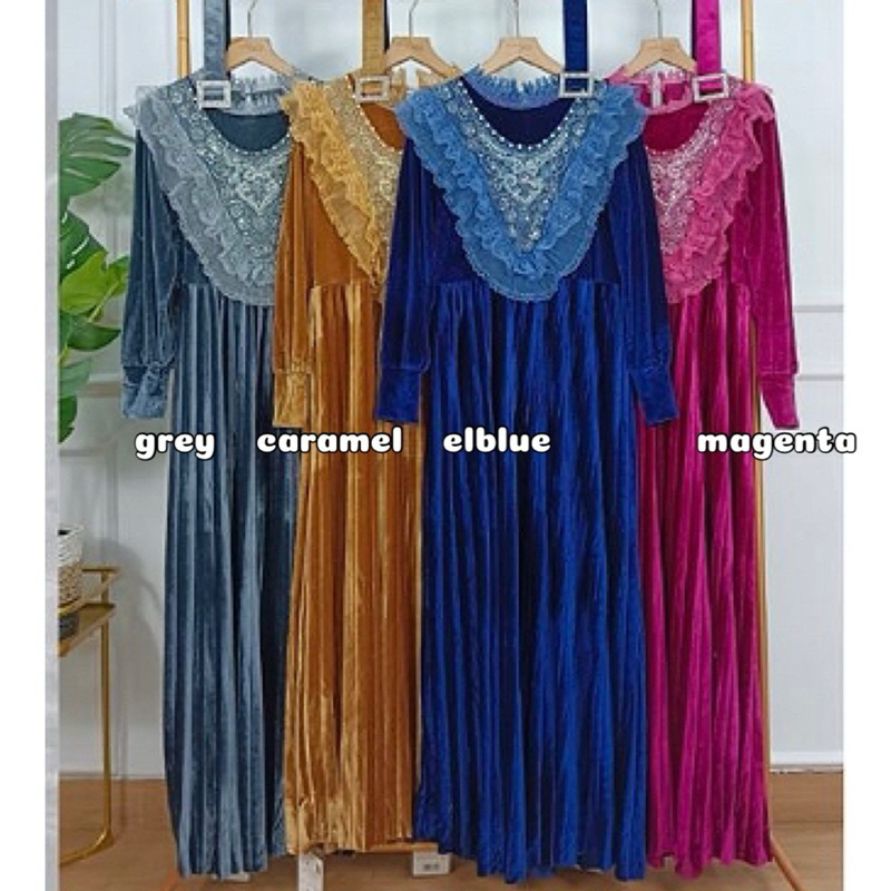 gamis import velvet mewah