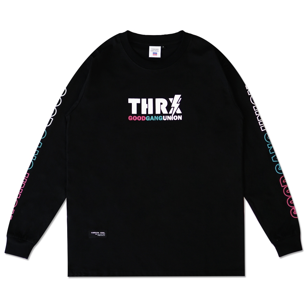 Throox Longsleeve || Throox Kaos Lengan Panjang Loftus Black