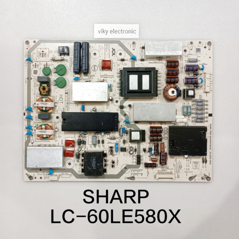 SHARP LC-60LE580X power supply psu mesin tv regulator tv SHARP LC-60LE580X