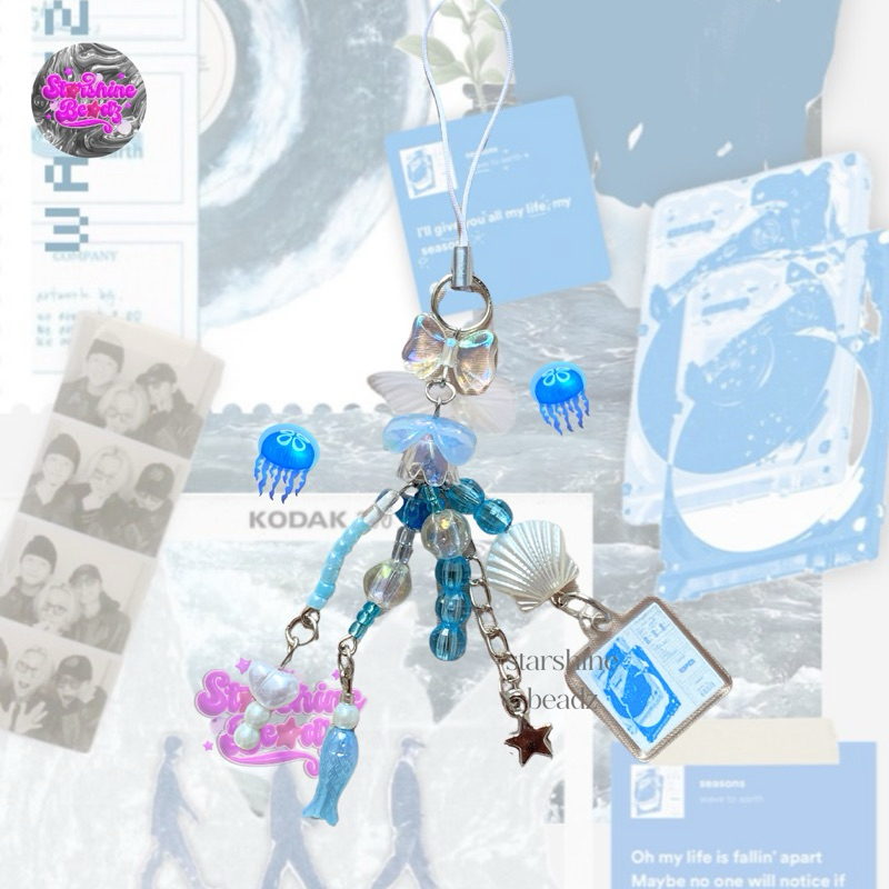 wave to earth keychain˖✩𖦹ִ ࣪|gantungan wave to earth