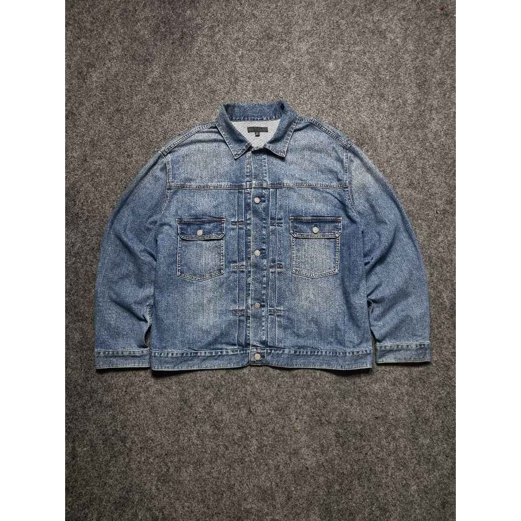 Jacket denim uniqlo type 2 oversize