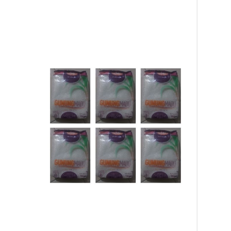 

PAKET GULA KRISTAL GMP 6 KG ( 1KG X 6 PCS)
