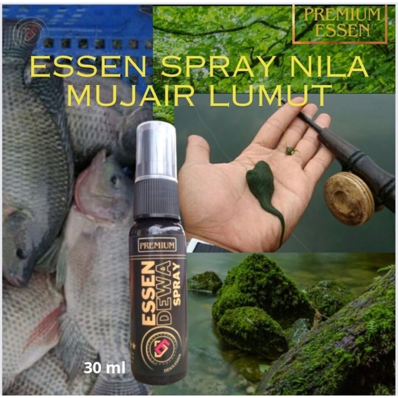 essen dewa/essen semprot Media lumut stimulan Ikan Nila mujair spray 30 ml