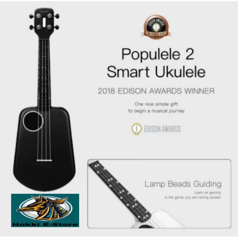 Xiomi POPULELE 2 Smart UKULELE 4 Strings Gitar Mini Gitarlele