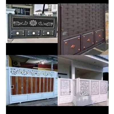 pintu pagar GRC Minimalis