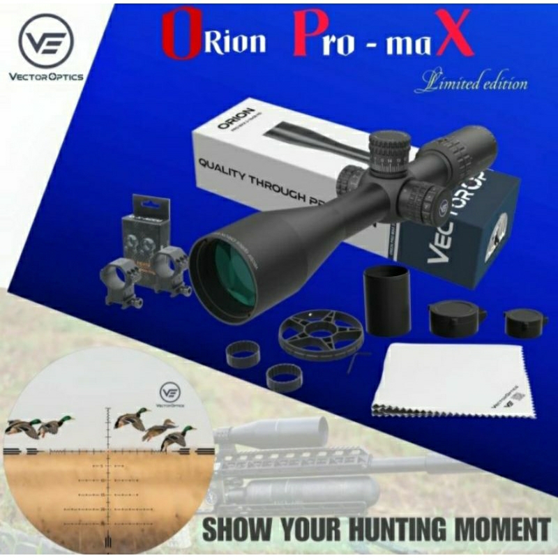 VECTOR ORION PRO-MAX 3-18×50 HD SFIR Zero Stop