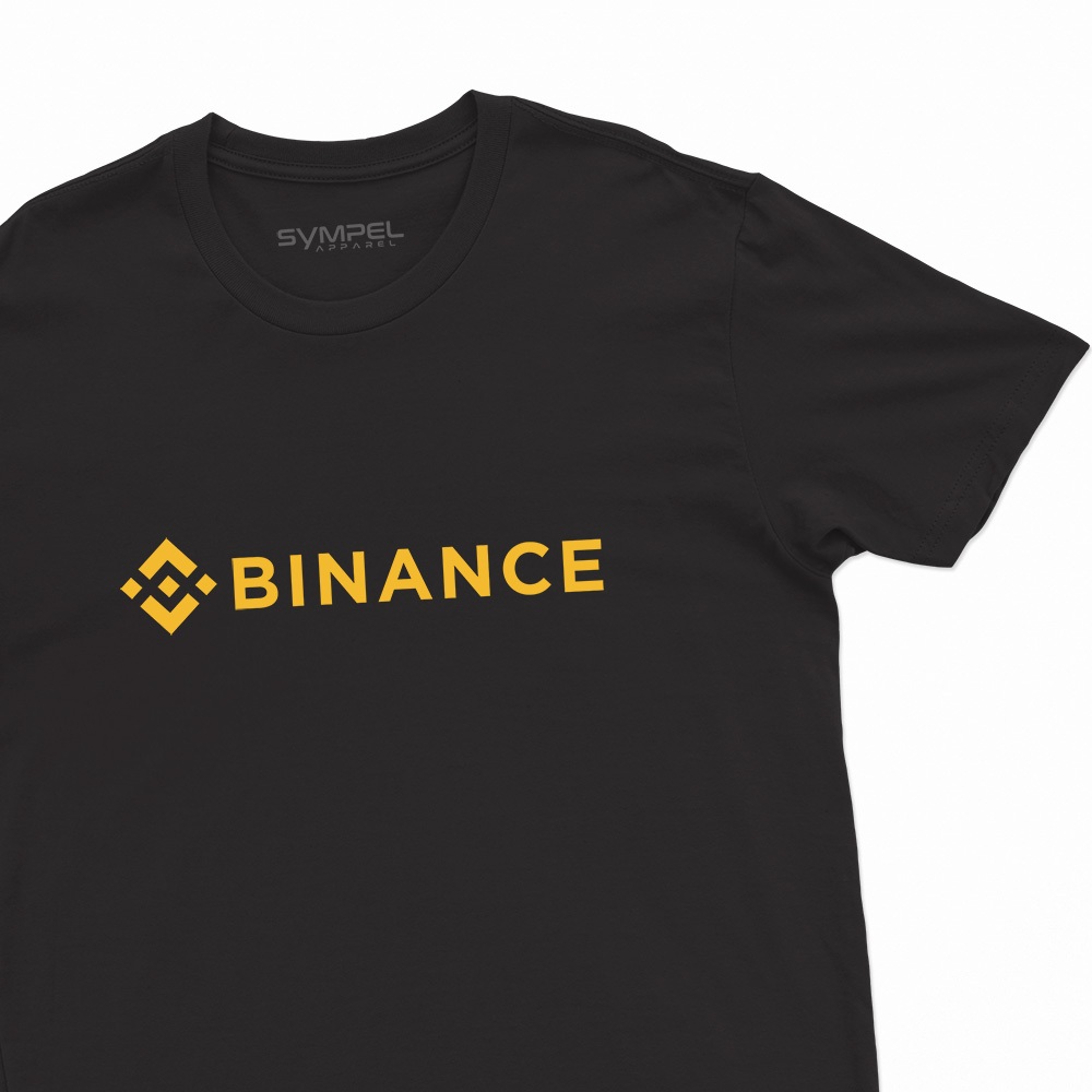 Sympel Apparel Kaos Crypto "Binance BINANCE" -Kaos Cryptocurrency/Baju Binance/Kaos Binance/Kaos Cry