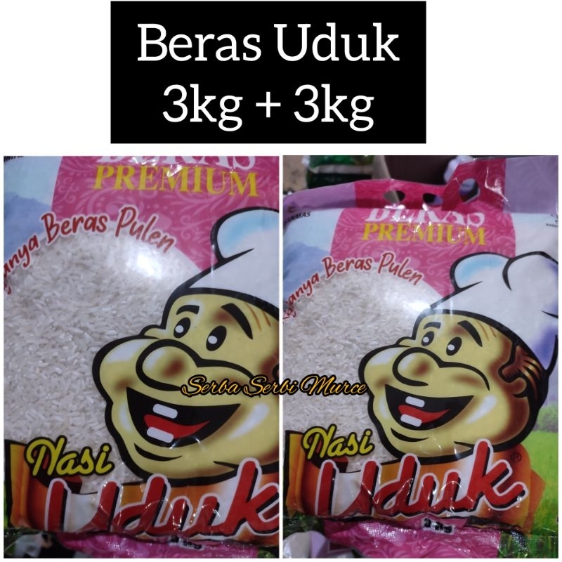 Beras Premium Uduk / Beras Zakat 3kg + 3kg (Total 6kg)