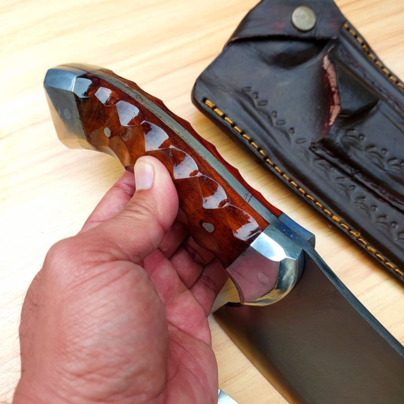 PISAU CACAH TULANG DAGING CUSTOM BAJA PER FULLTANK SUPER TAJAM